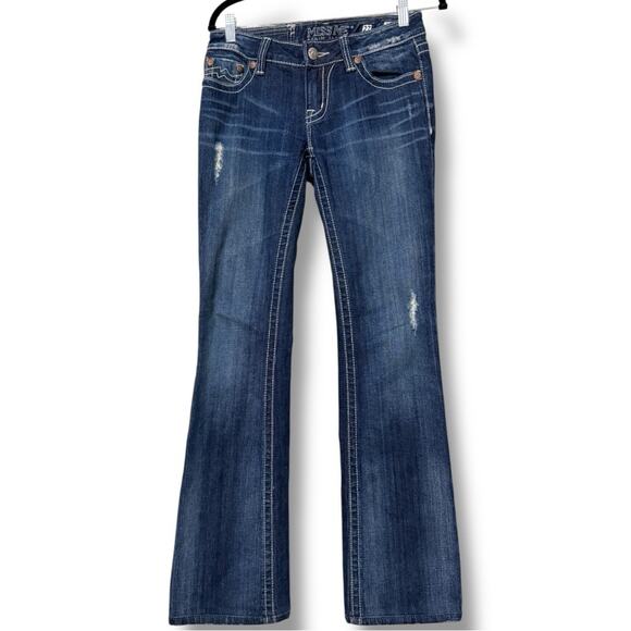 Miss Me denim jeans women's 27 Irene boot cut santa cruz color style JPD1001-12 - Picture 1 of 15
